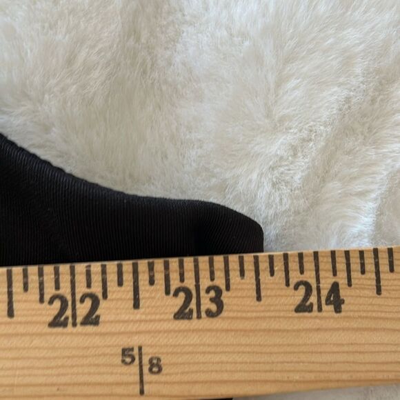 Hutch Anthropologie Black Scuba Dress Lip Print Hand Pockets Plus Size 2X - Picture 9 of 11